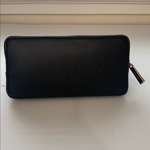 NWT Kate Spade Black Shimmy Glitter Fabric Small Cosmetic Bag - Picture 5 of 10